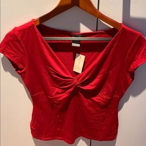 Ann Taylor stretch twist top